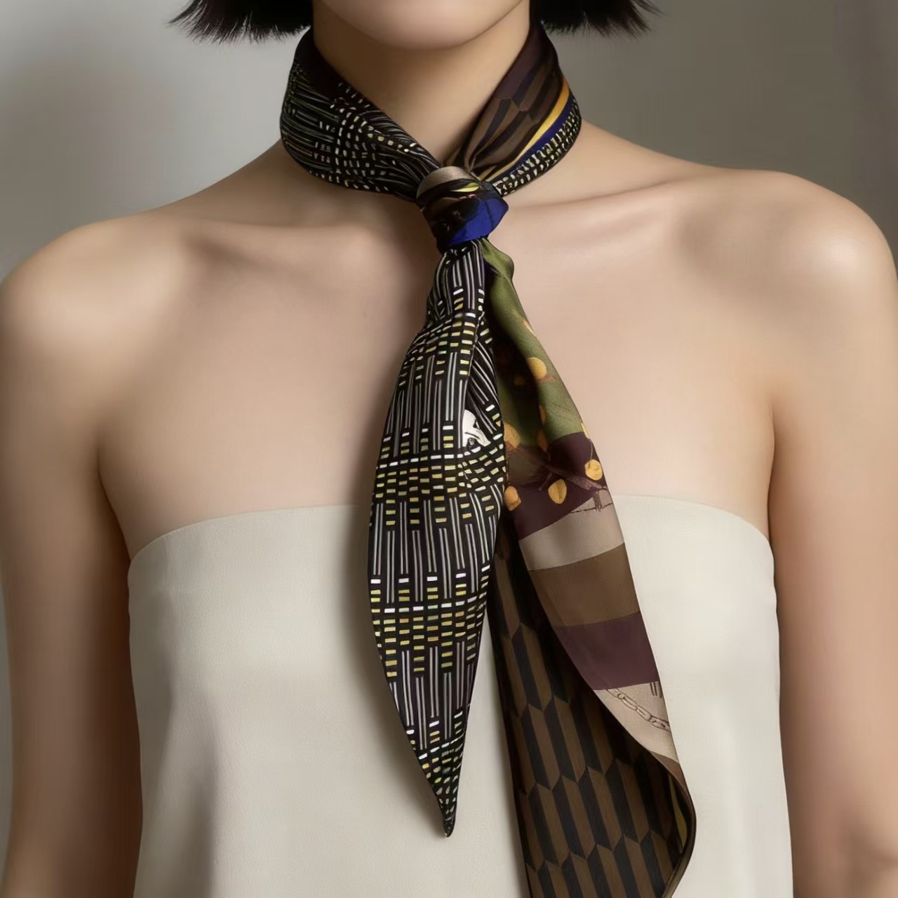 Luxury Print Long Hair Ribbon  - Women Bags On Sale review and price