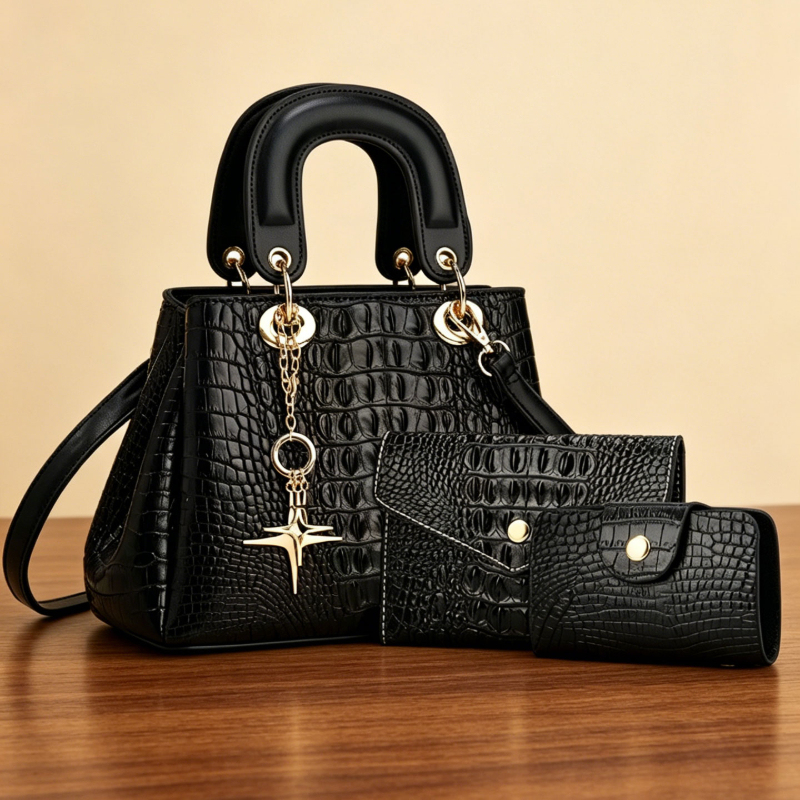 3-piece women's bag set, compa - Women'S Bags Handbags review and price