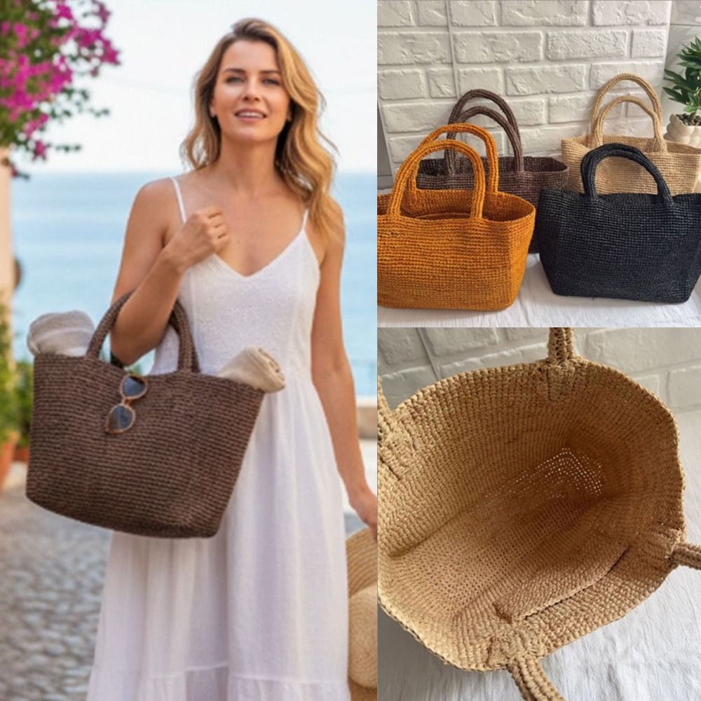 New Handmade Raffia Straw Bag  - Women'S Raffia Bags review and price