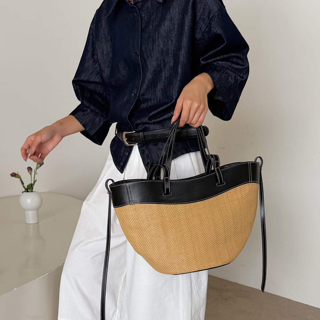 Mendy Genuine Leather Natural  - Women'S Raffia Bags review and price