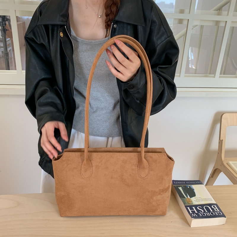 Vintage-Inspired Brown Suede A - Women Hand Bags For Office review and price